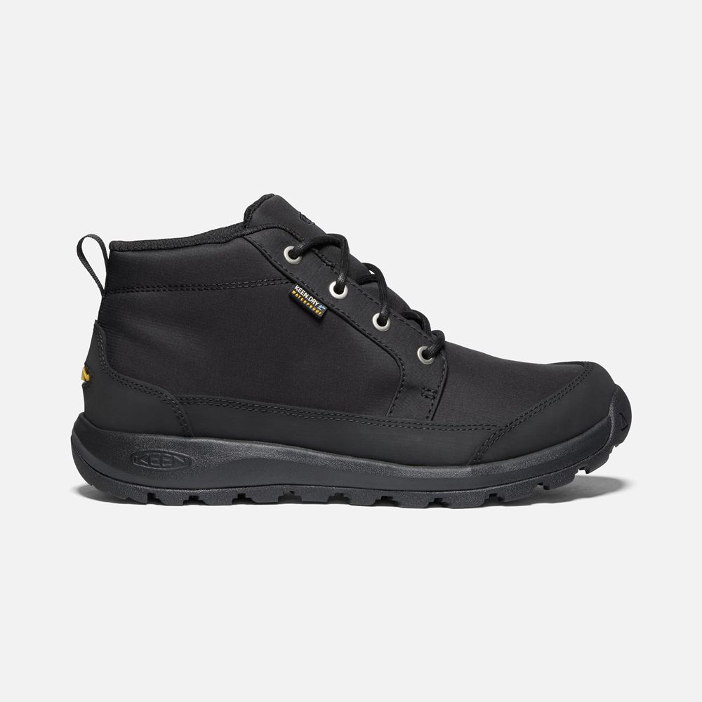 Botas Chukka Keen Mexico Negros - Hombre Glieser Nylon Waterproof - IW9431025